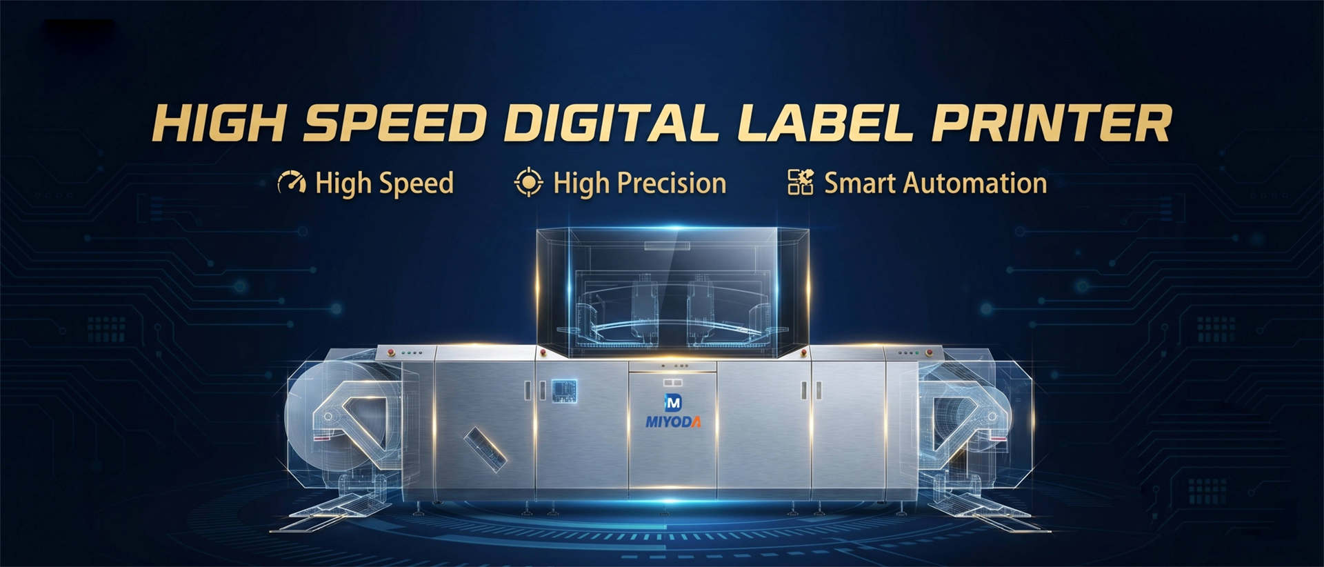 High-Speed Digital Label Printer - UV LED Technology | Miyoda