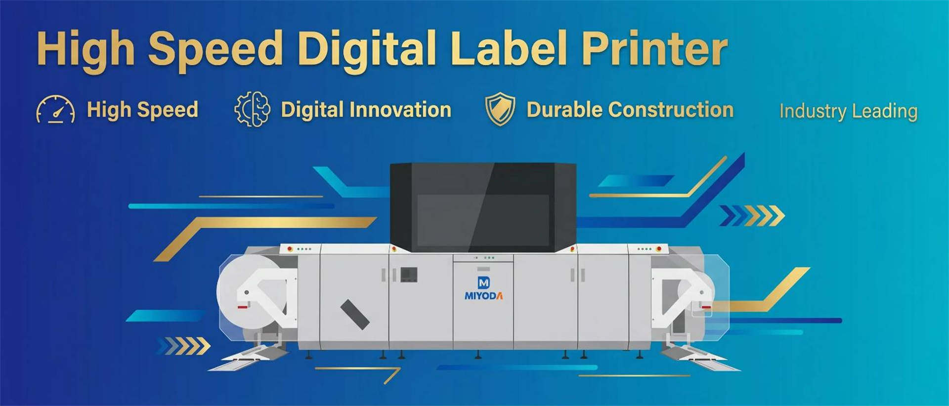 High-Speed Digital Label Printer - UV LED Technology | Miyoda