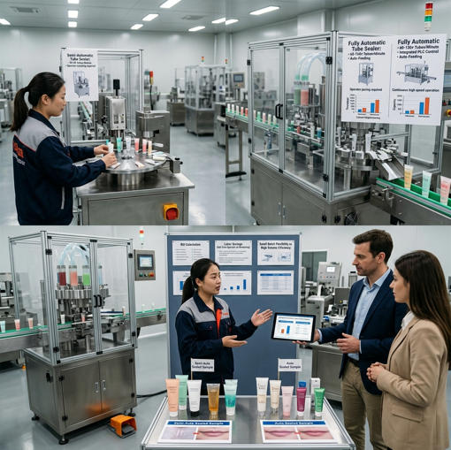 automatic vs semi automatic tube sealing machine