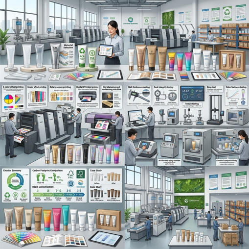 plastic tube manufacturer solutions cosmetic branding