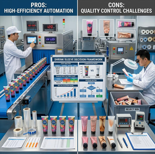 pros and cons of label shrink machines in packaging