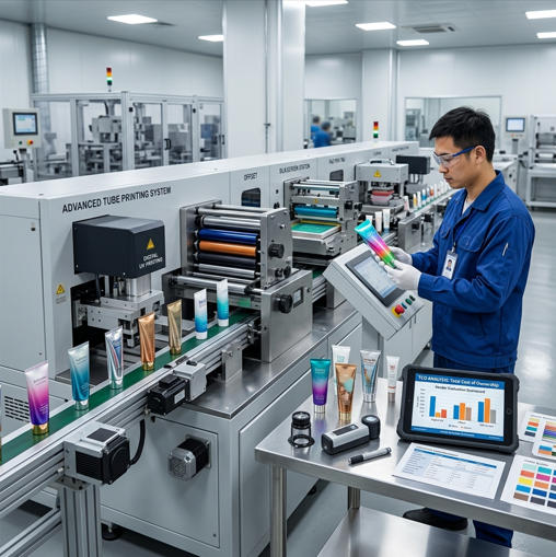 tube printing machine for production line