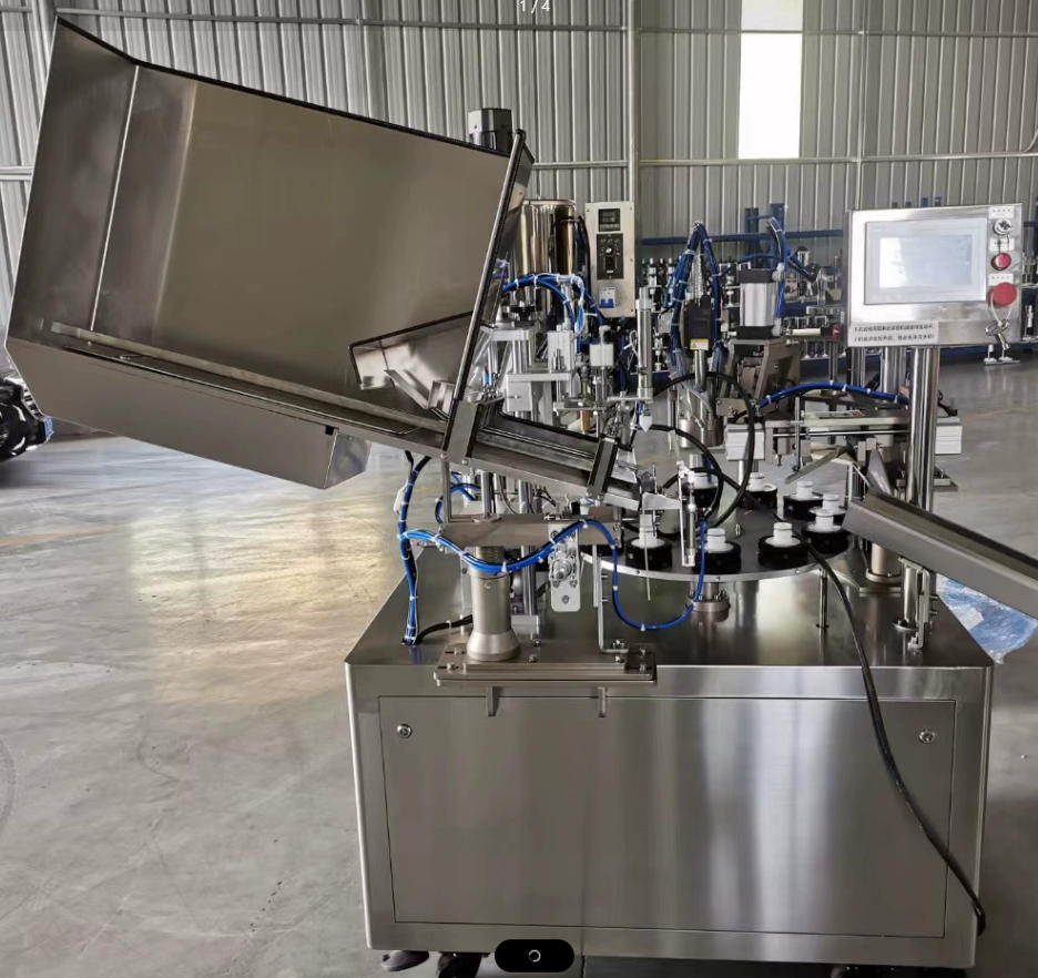 ointment tube filling and sealing machine