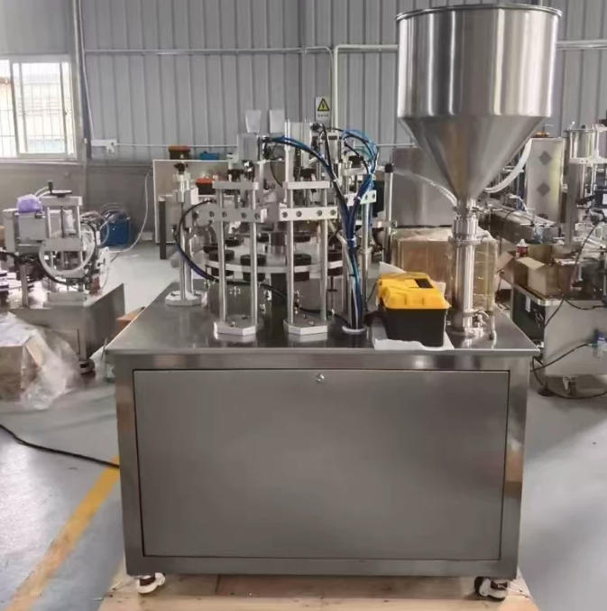 toothpaste tube filling and sealing machine