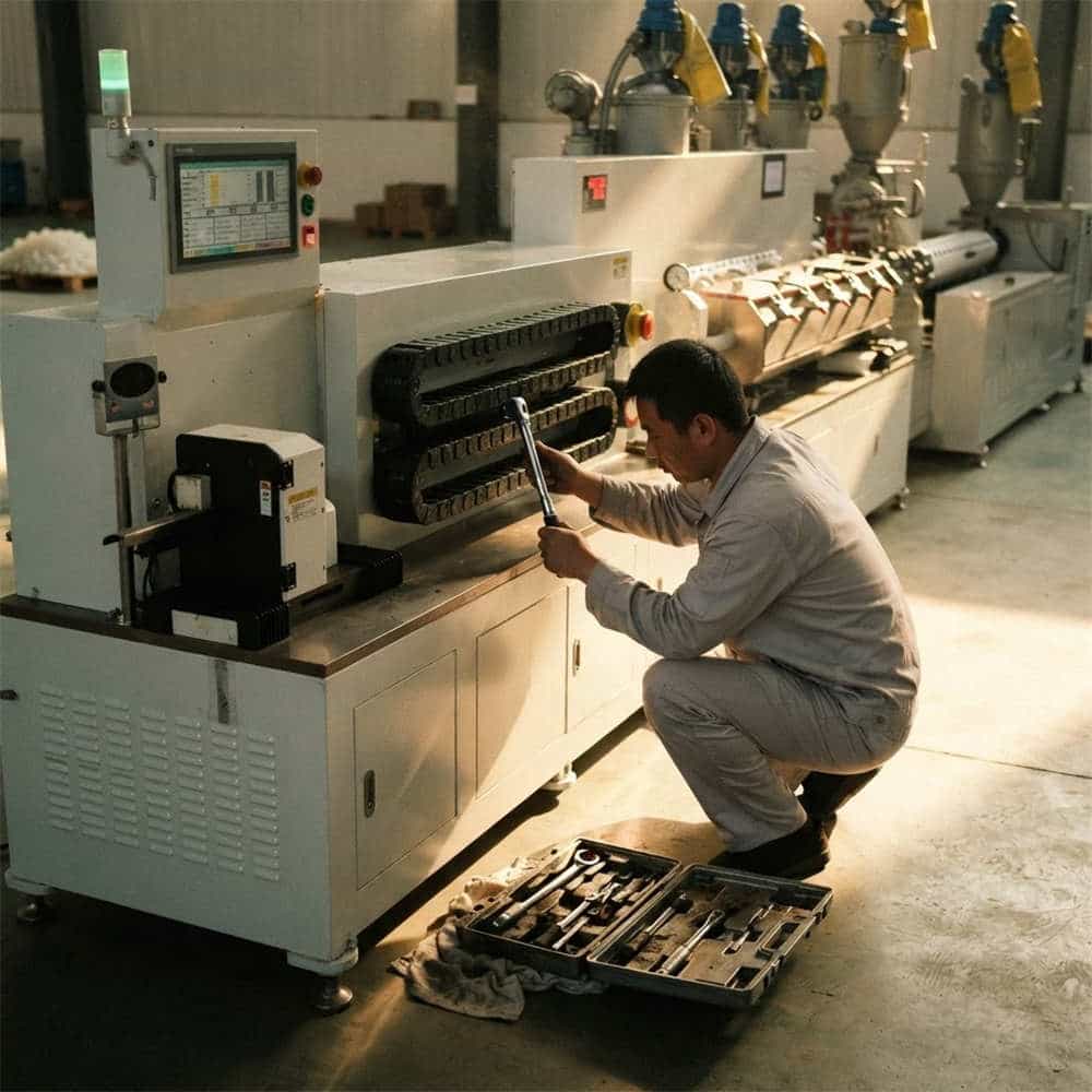 China plastic extruder troubleshooting soft tube production